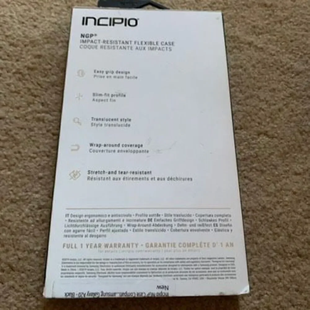 Incipo NGP Impact Resistant Flexible Case For Samsung Galaxy A20 *New*